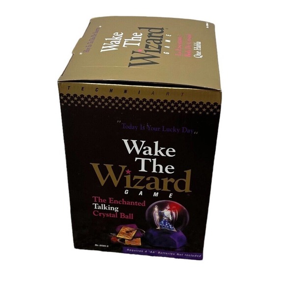 Wake The Wizard The Enchanted Talking Crystal Ball Game - New in Box - Spanish - Picture 10 of 11